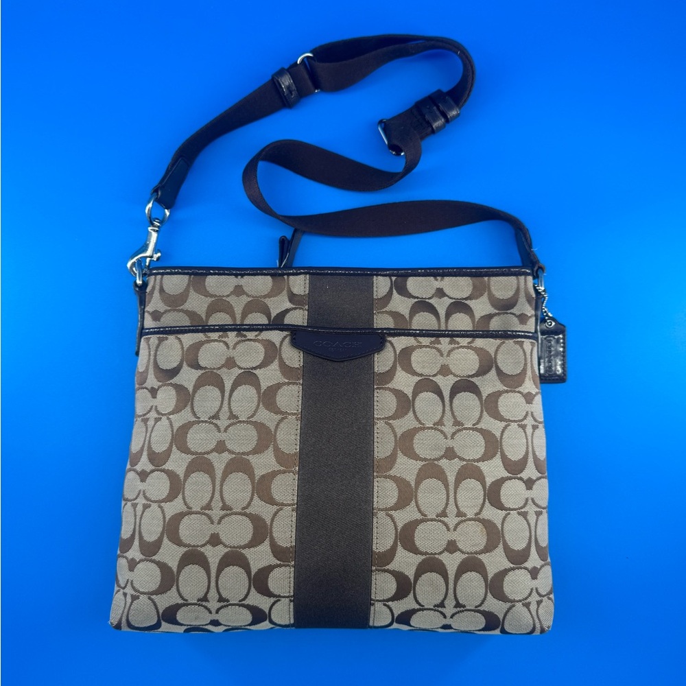 Coach Signature C File Shoulder Crossbody Bag